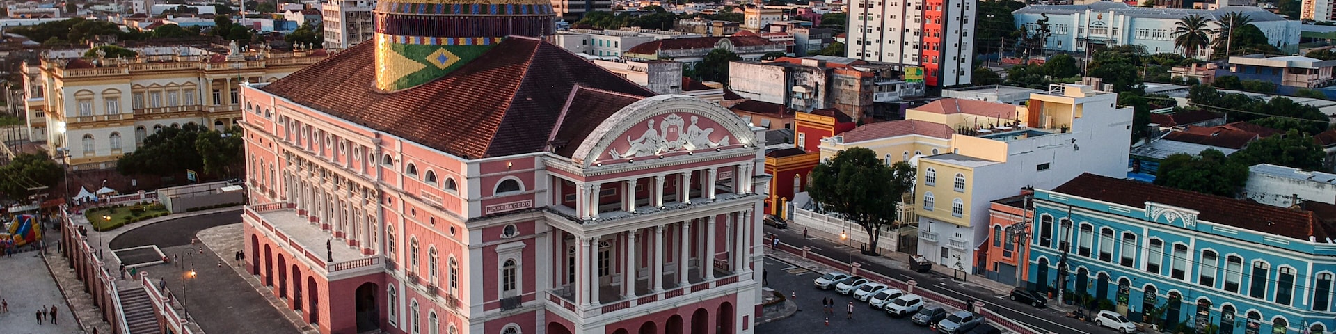 erial view of the amazon theater