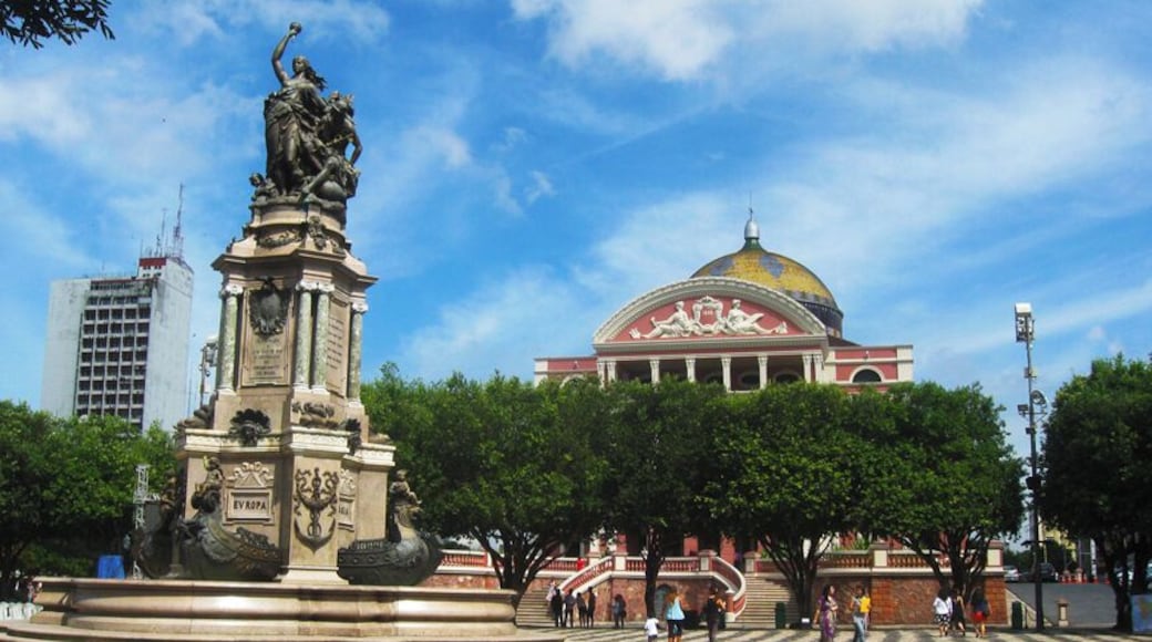 Teatro Amazonas was built in the late 1800s during Manaus's rubber boom.