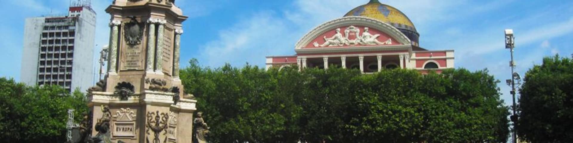 Teatro Amazonas was built in the late 1800s during Manaus's rubber boom.