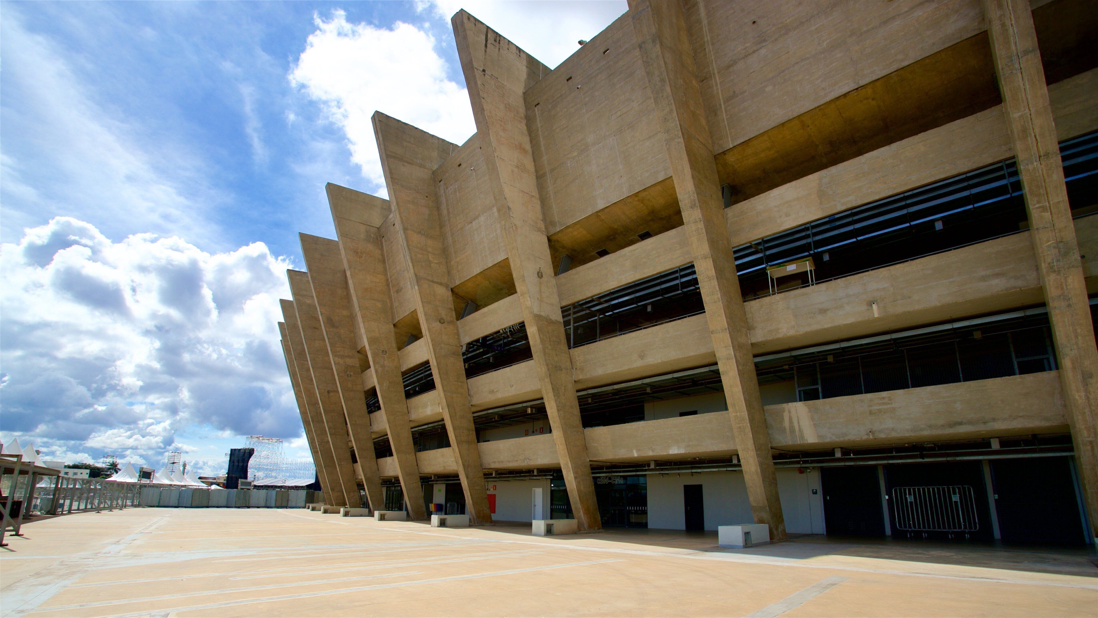 Mineirao Stadium featuring modern architecture