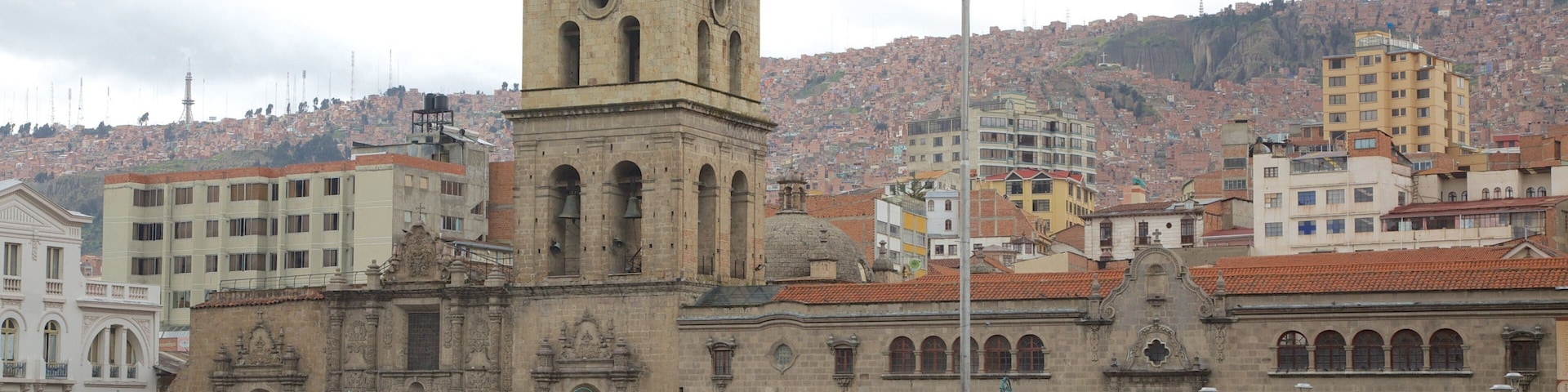 San Francisco Church showing heritage architecture, a city and a church or cathedral