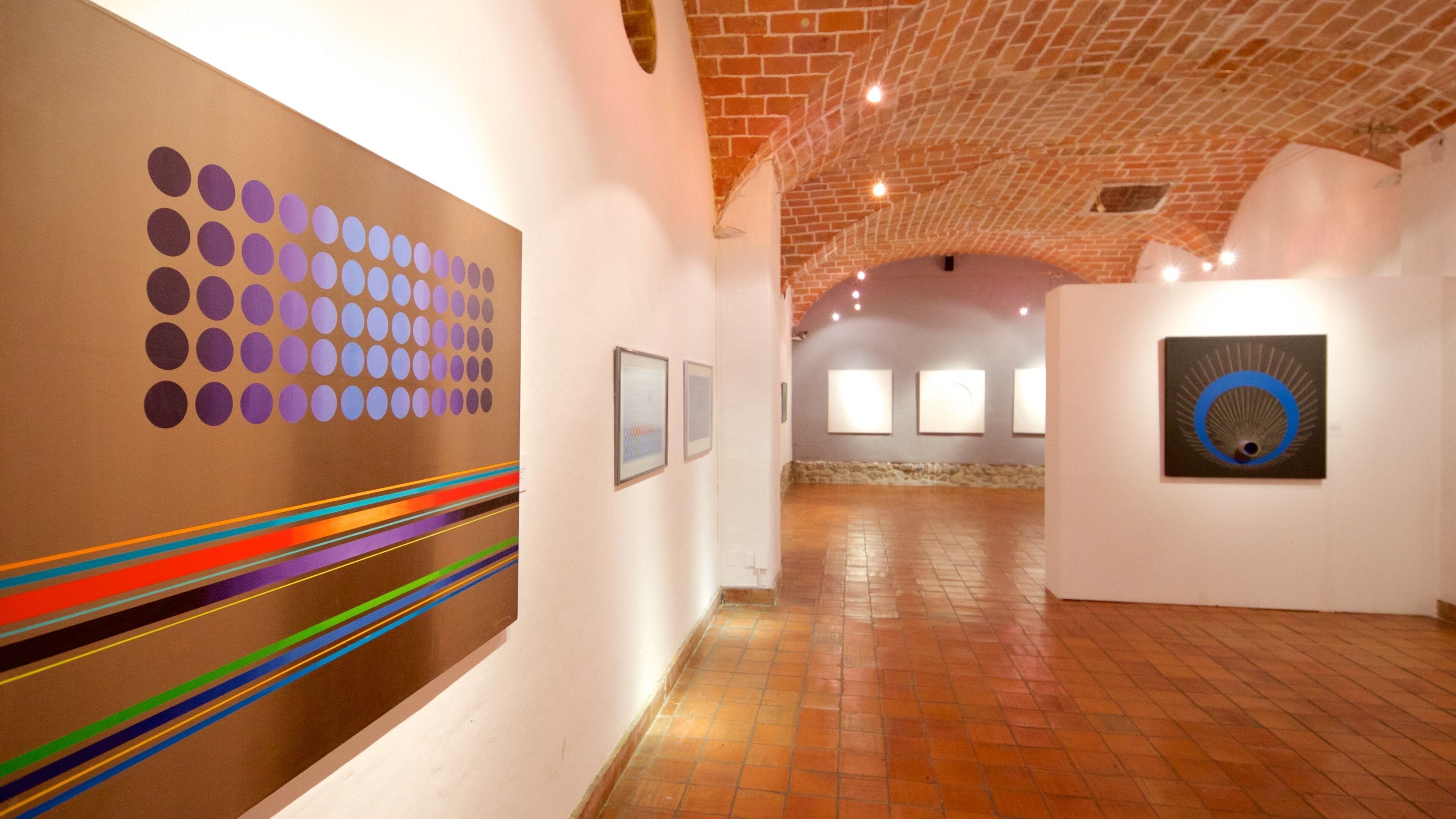 Museo Nacional de Arte mostrando vistas interiores y arte