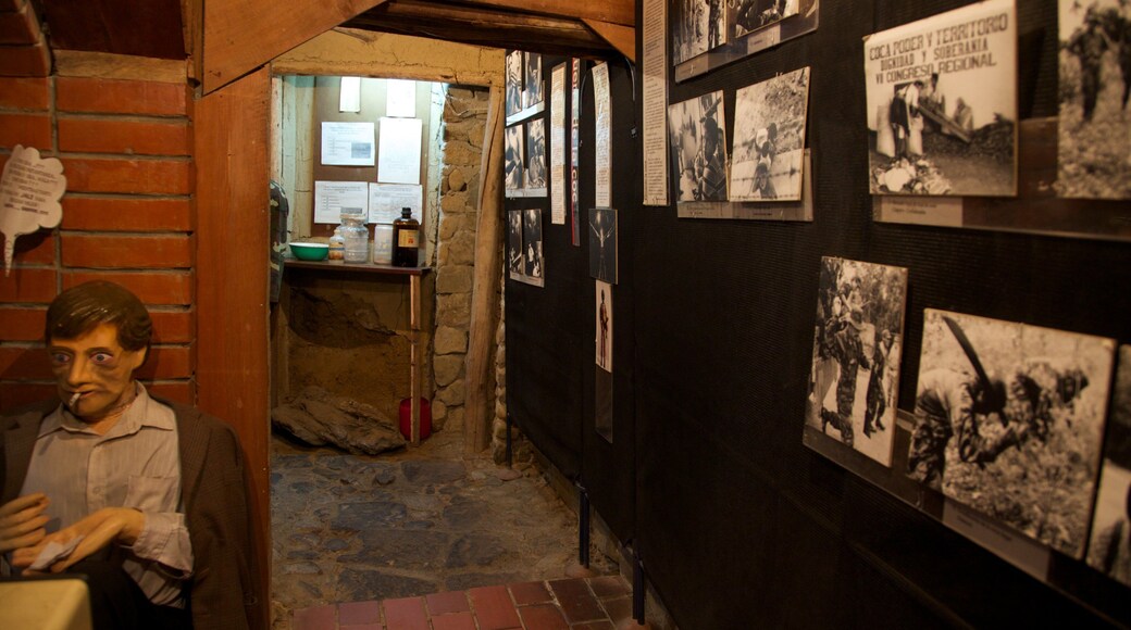 Museo de la Coca which includes interior views
