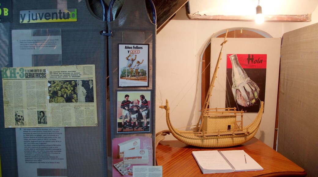 Museo de la Coca som viser innendørs