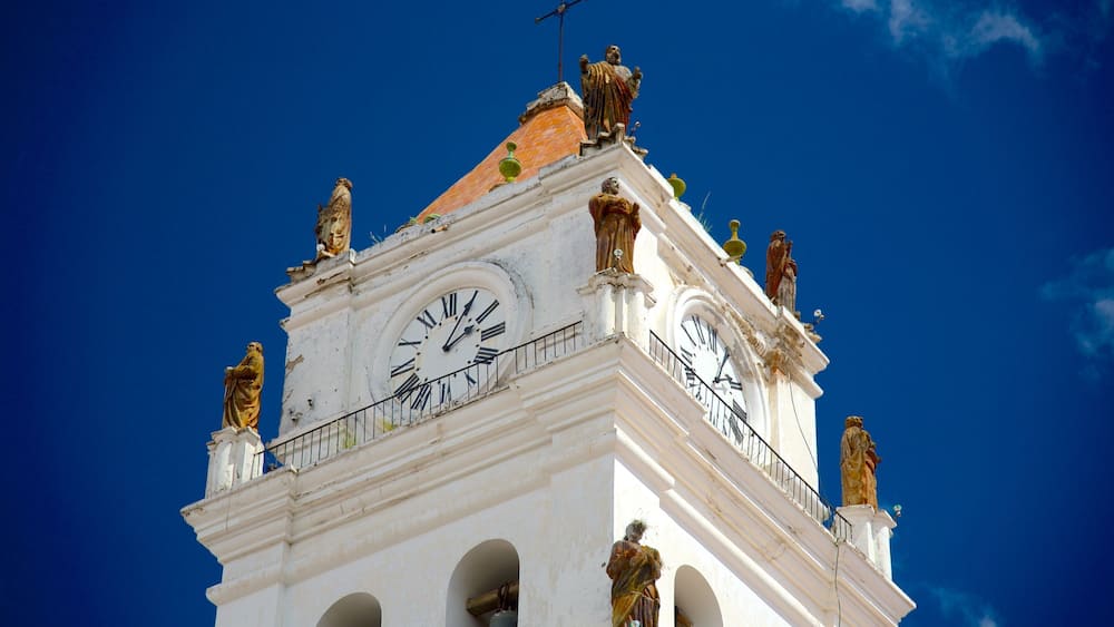 Sucre Cathedral which includes heritage architecture and heritage elements