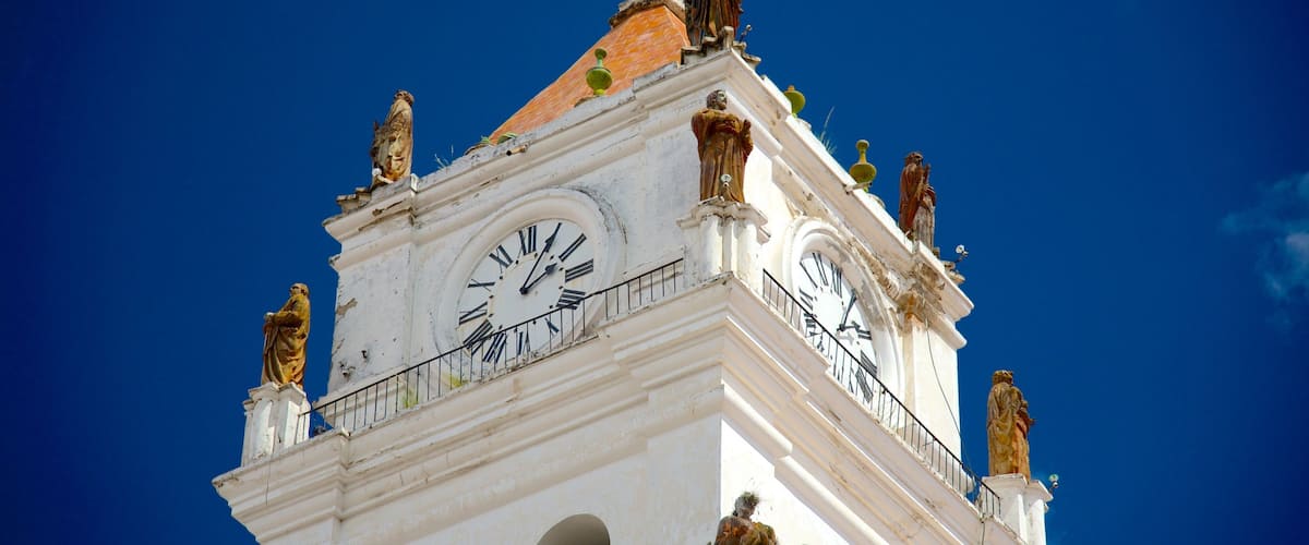 Sucre Cathedral showing heritage elements and heritage architecture