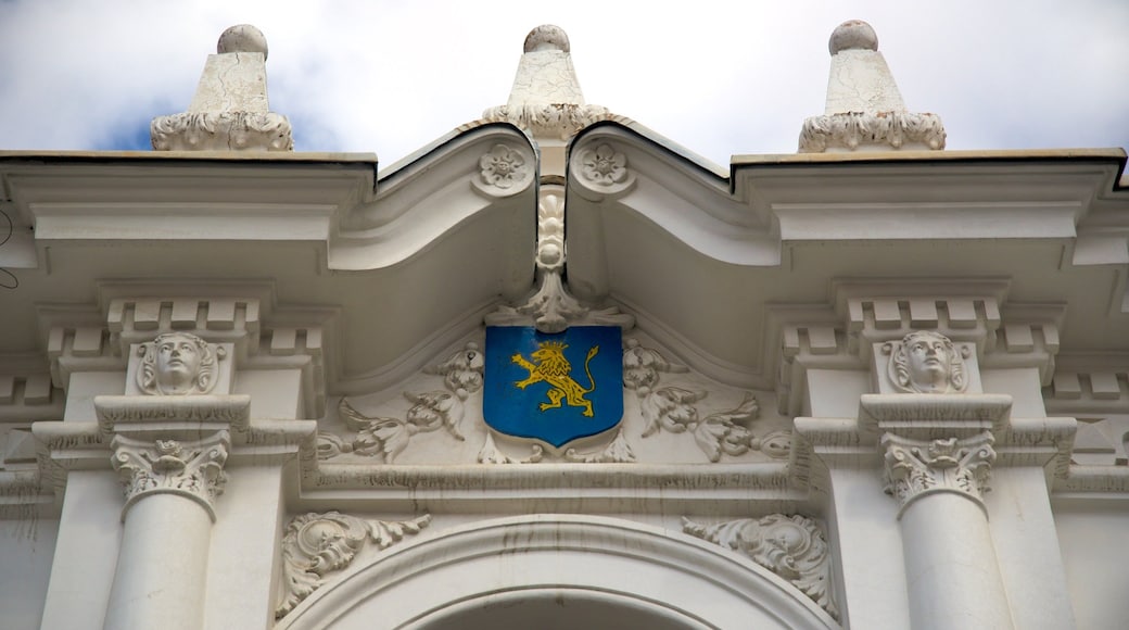 Universidad de San Francisco Xavier de Chuquisaca presenterar historisk arkitektur