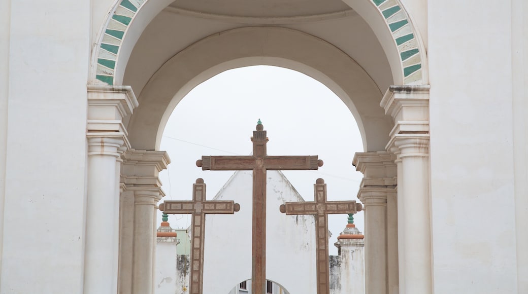 Basilica of Our Lady of Copacabana featuring religious elements, a church or cathedral and heritage architecture