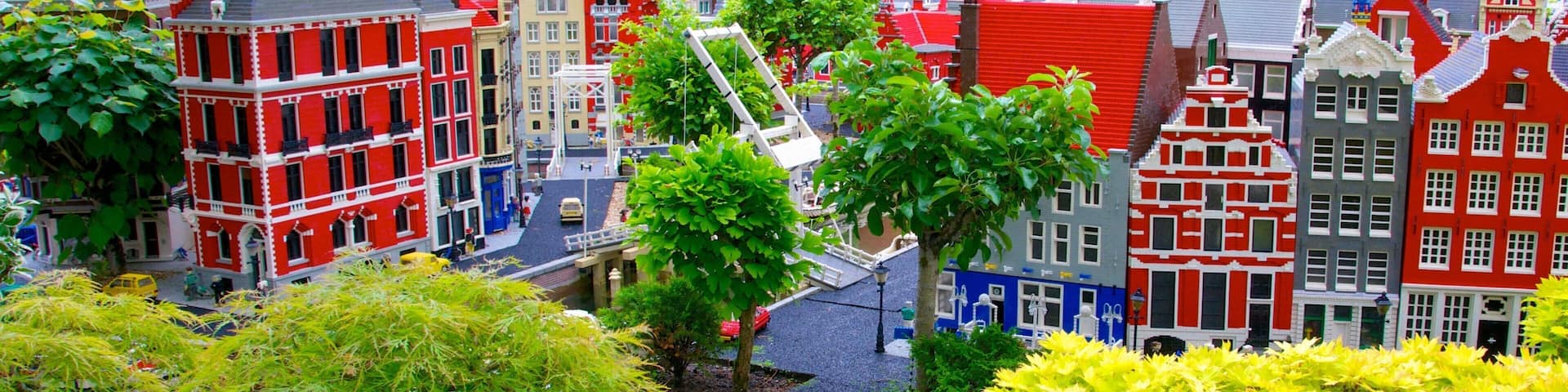 Legoland Park featuring outdoor art and a garden