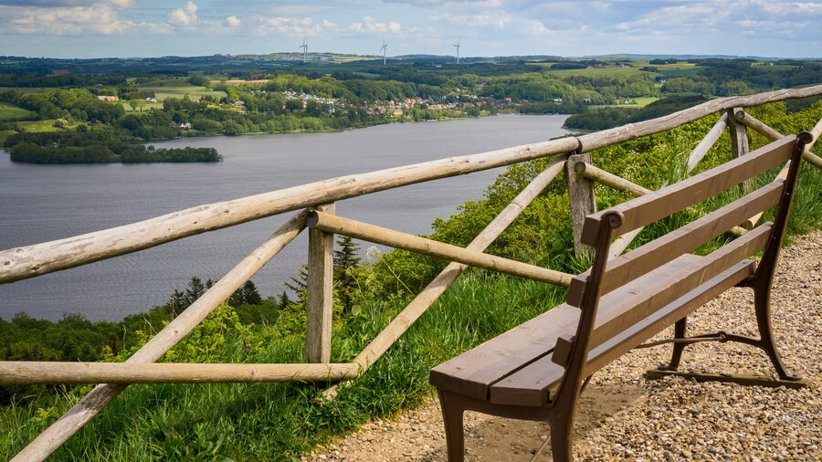 Rising just 147 metres above sea level, this is one of the highest located places in Denmark.
