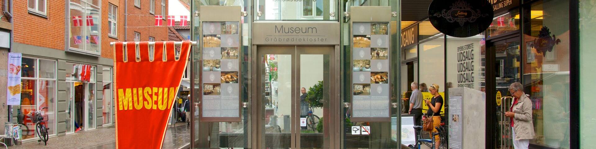 Alborg montrant architecture moderne et ville