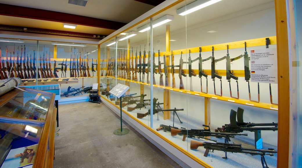 Forsvars- og Garnisonsmuseet og byder på interiør
