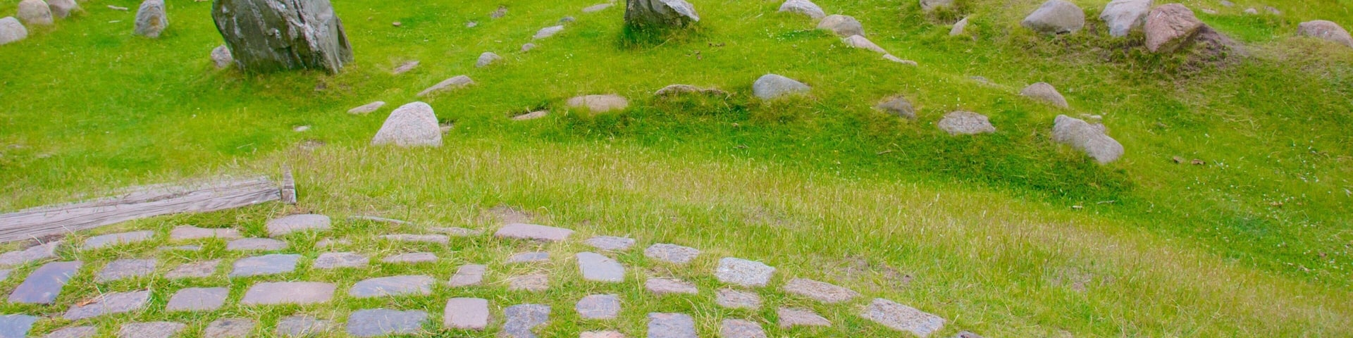 Lindholm Hoje which includes tranquil scenes and a garden