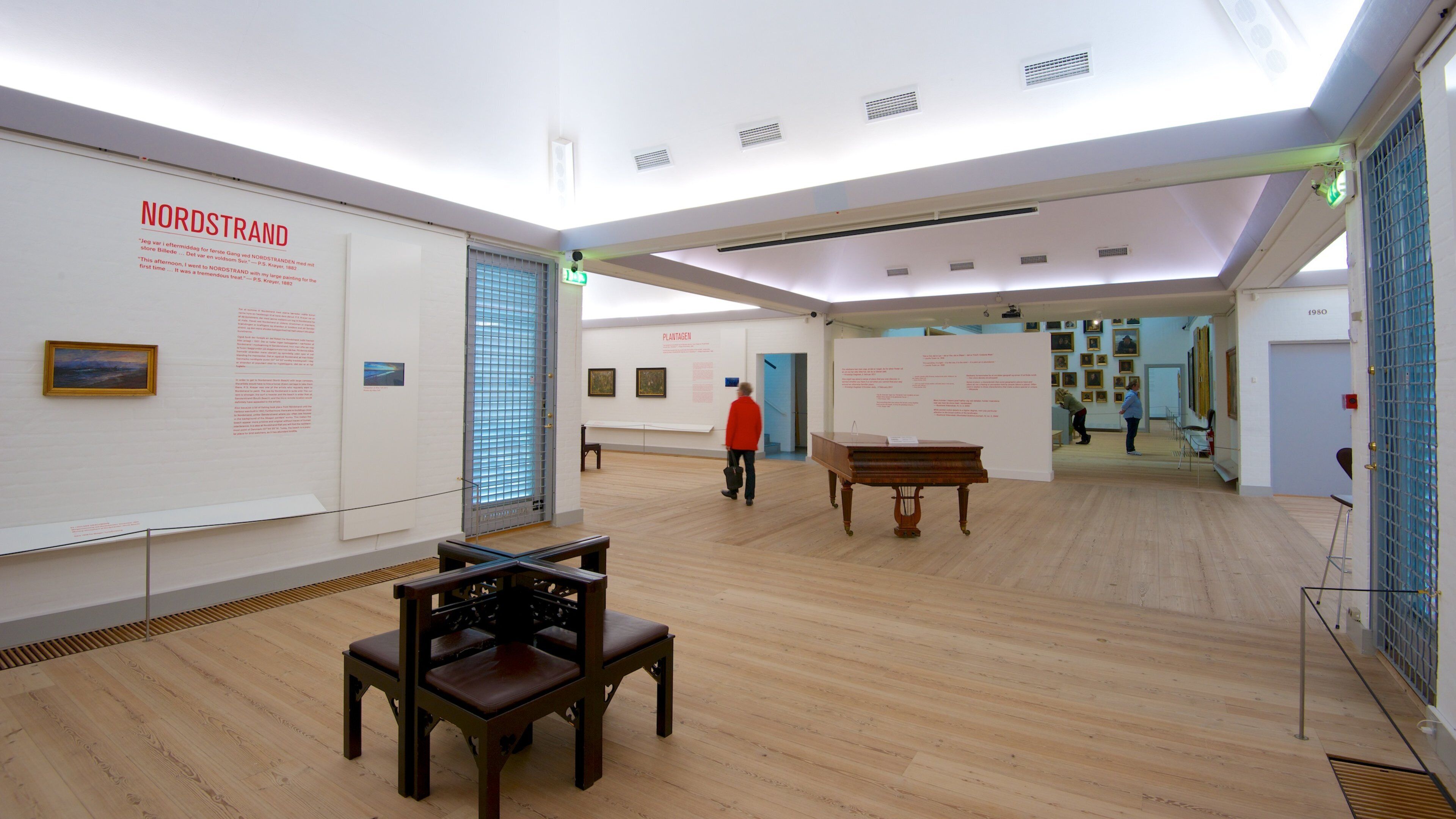 Skagens Museum which includes interior views and art