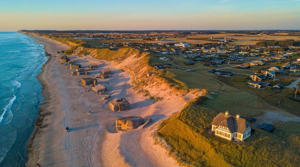 Lokken Beach - North Jutland, Denmark (Aerial)
