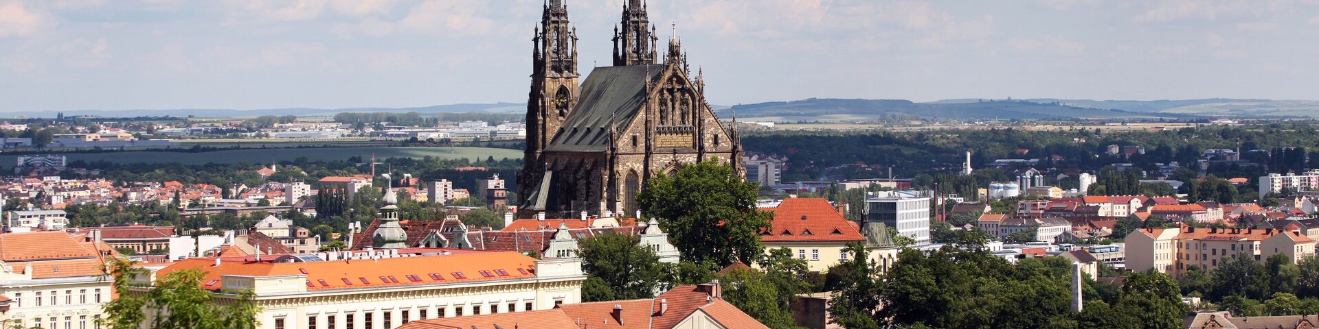 Brno cathedral of saint Peter and Paul in Brno, Czech republic