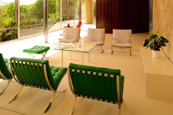 Villa Tugendhat das einen moderne Architektur und Innenansichten