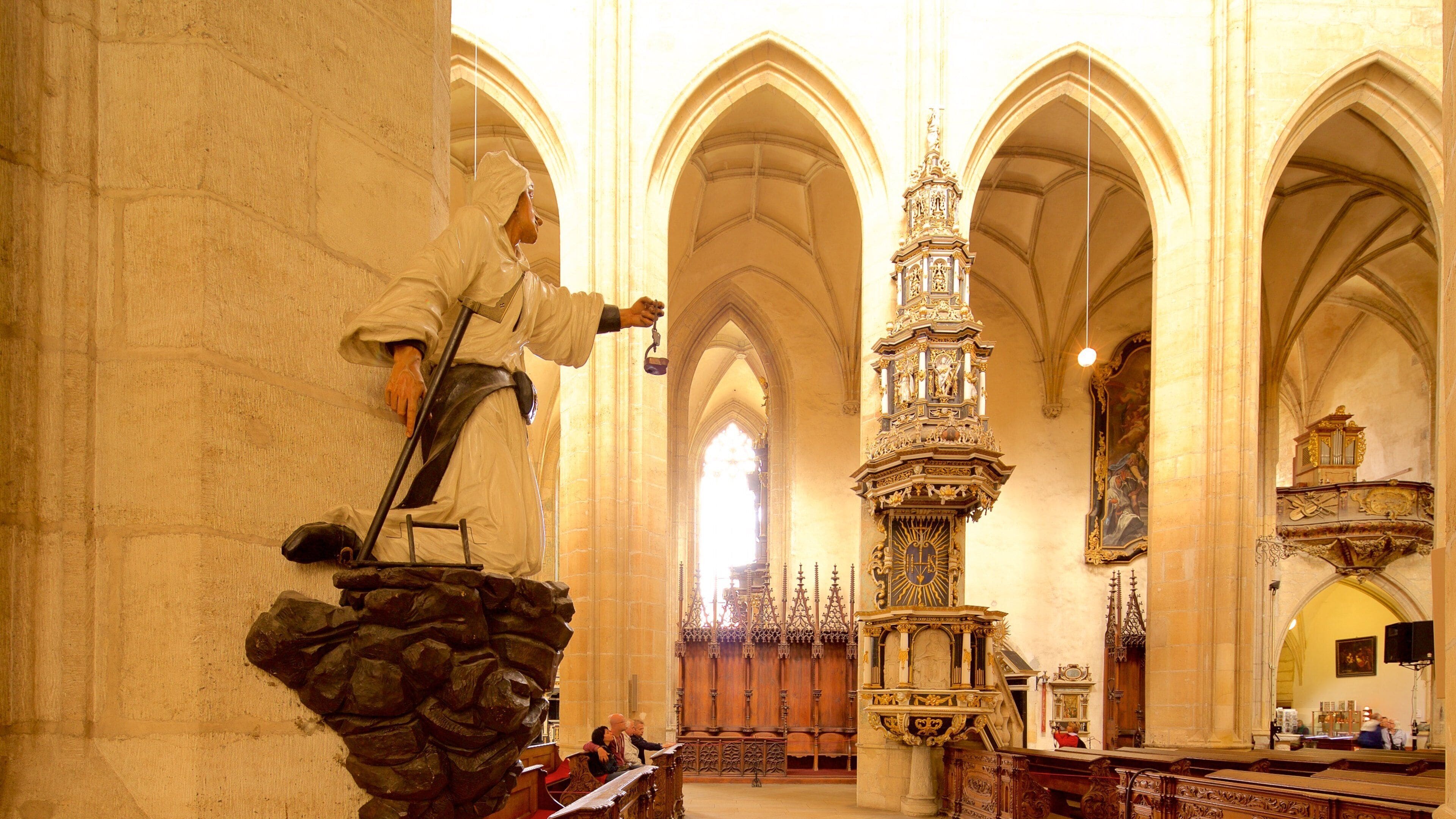Church of St. Barbara showing heritage elements, heritage architecture and a church or cathedral
