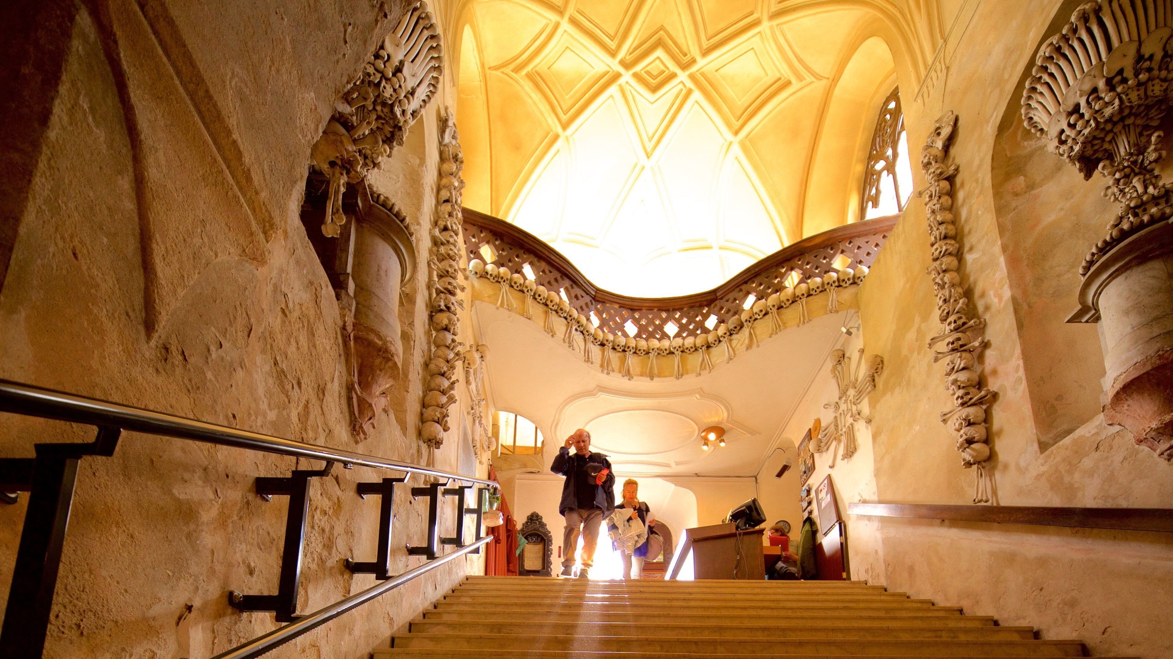 Sedlec Ossuary which includes interior views and heritage elements