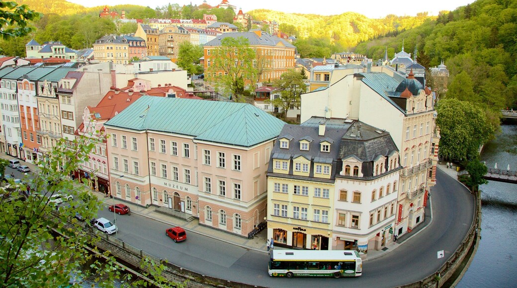 Diana Lookout Tower showing a city
