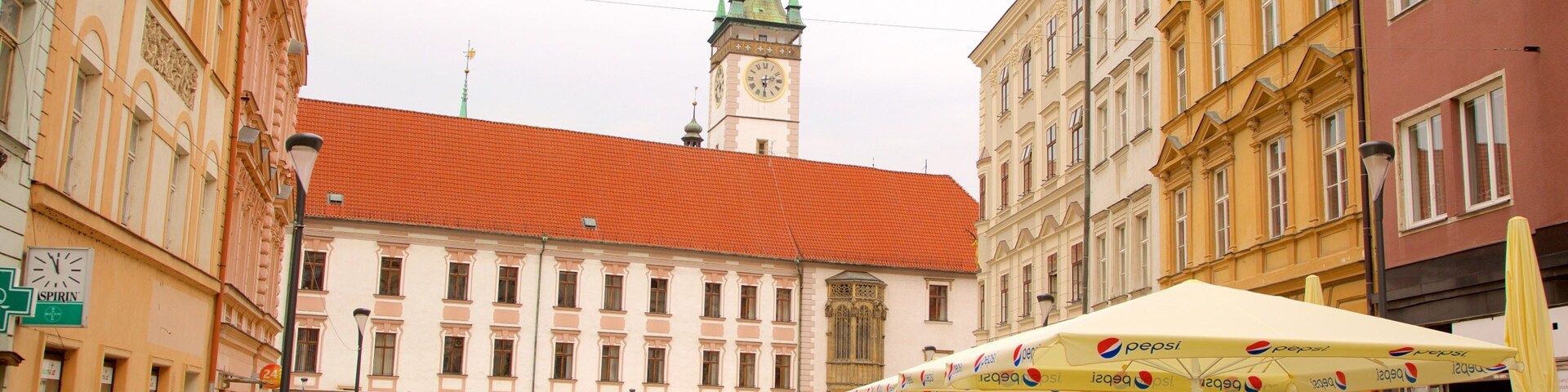 Olomouc bevat een stad en straten