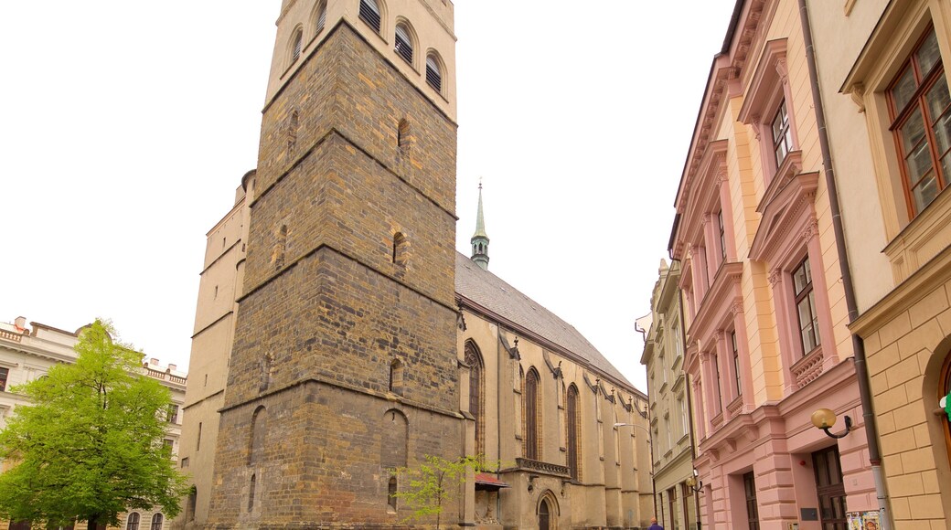 St. Moritz Church which includes a city