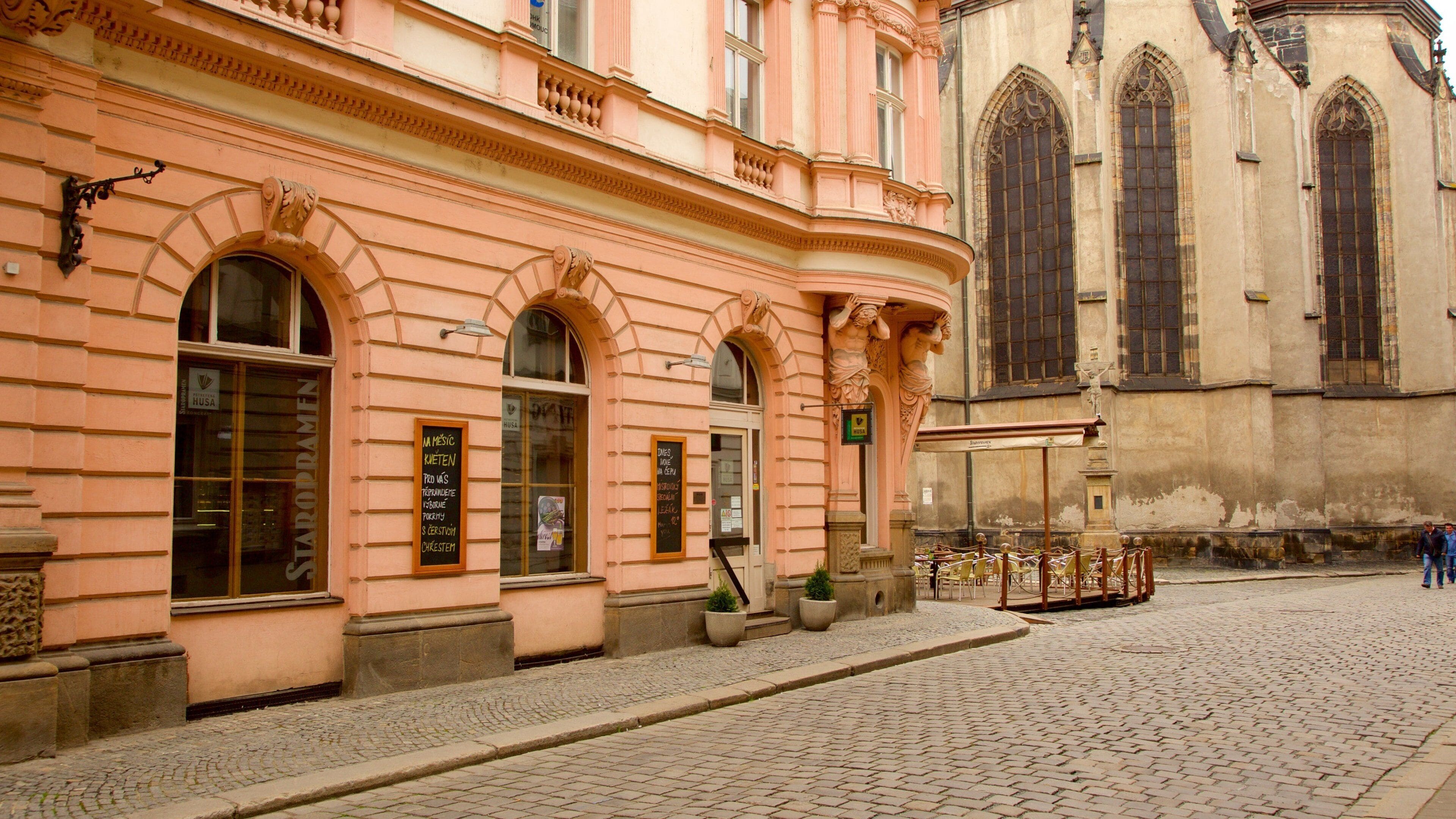 St. Moritz Church which includes a city