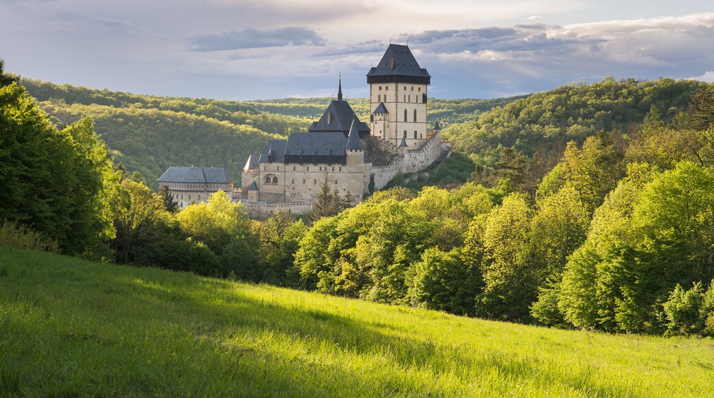 Karlštejn castle in Central Bohemia, Czech Republic