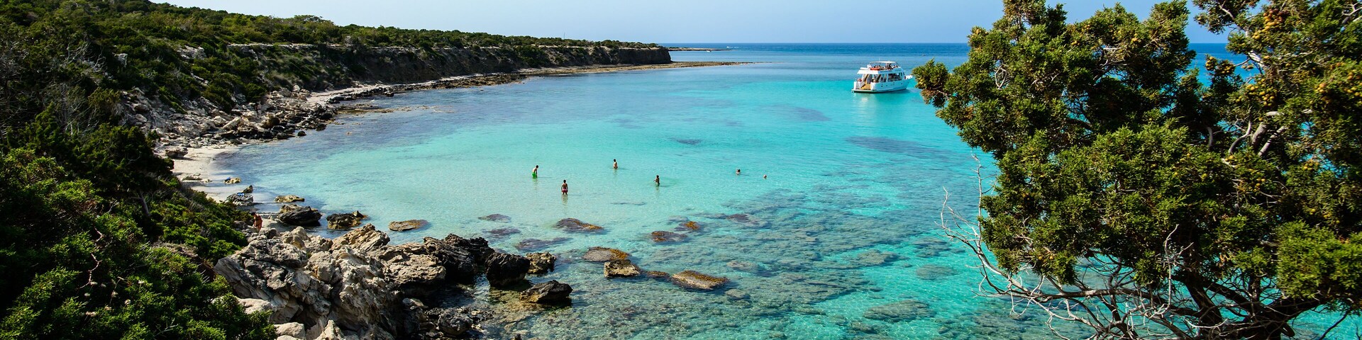 famous blue lagoon place, Cyprus Akamas Peninsula National Park