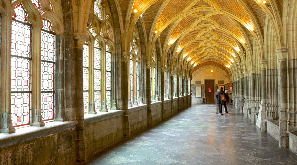 Liege Cathedral showing religious aspects, a church or cathedral and interior views