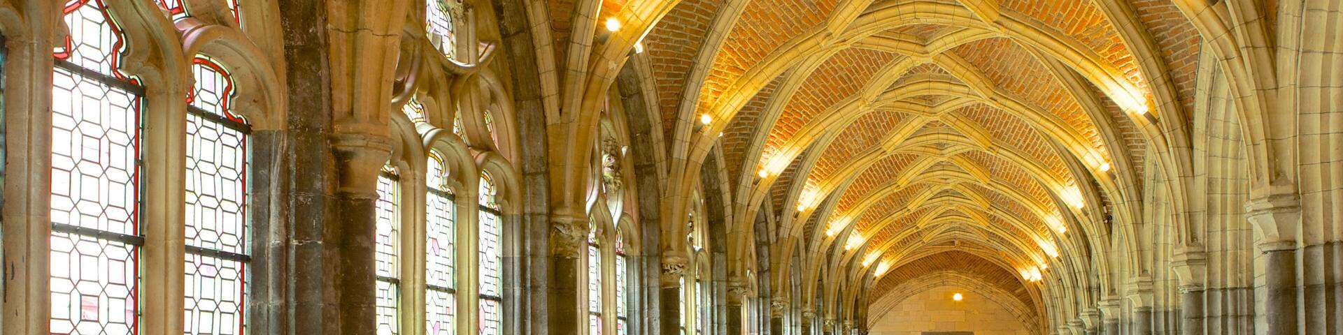 Liege Cathedral showing religious aspects, a church or cathedral and interior views