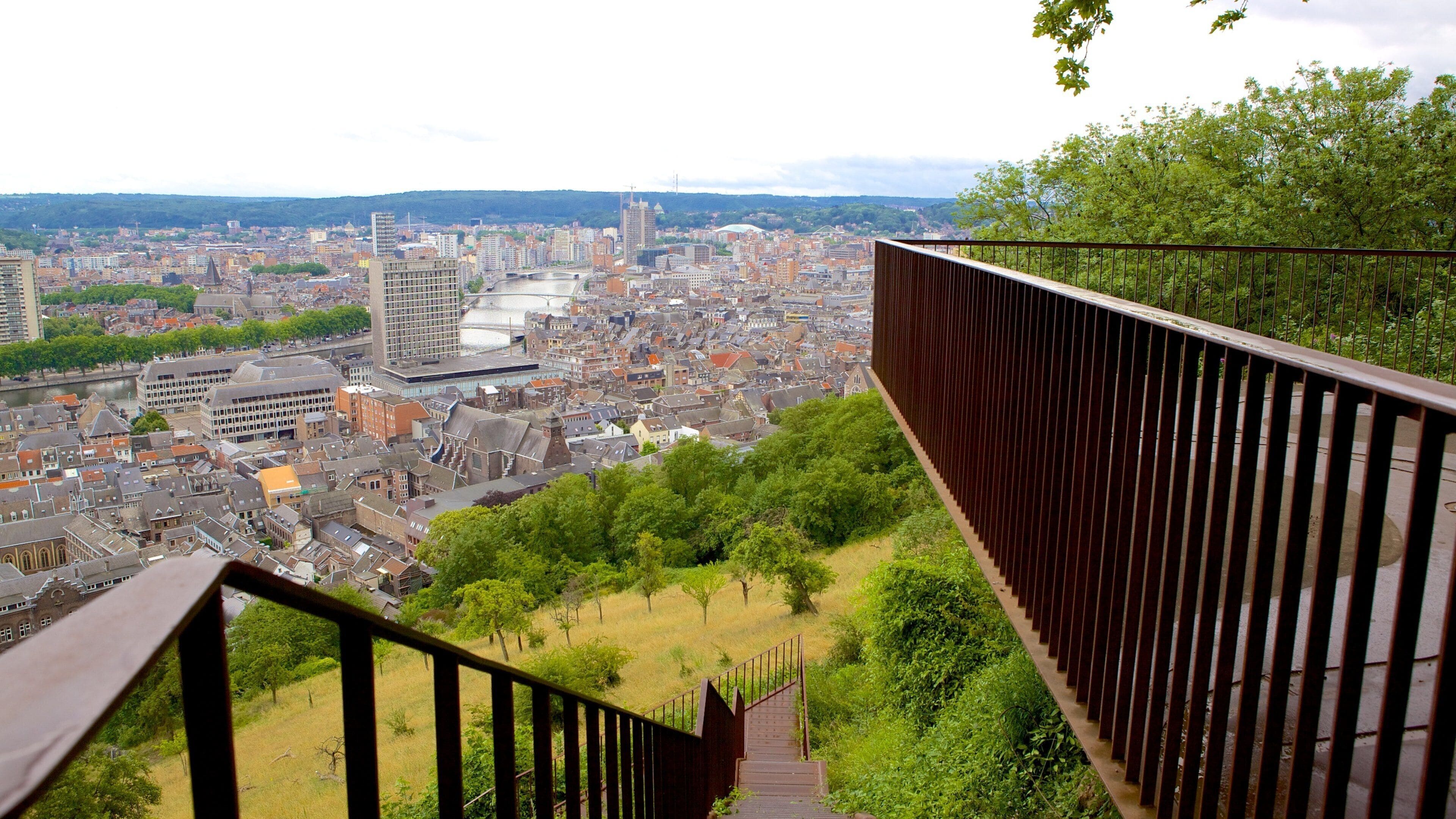 Montagne de Beuren featuring views and a city