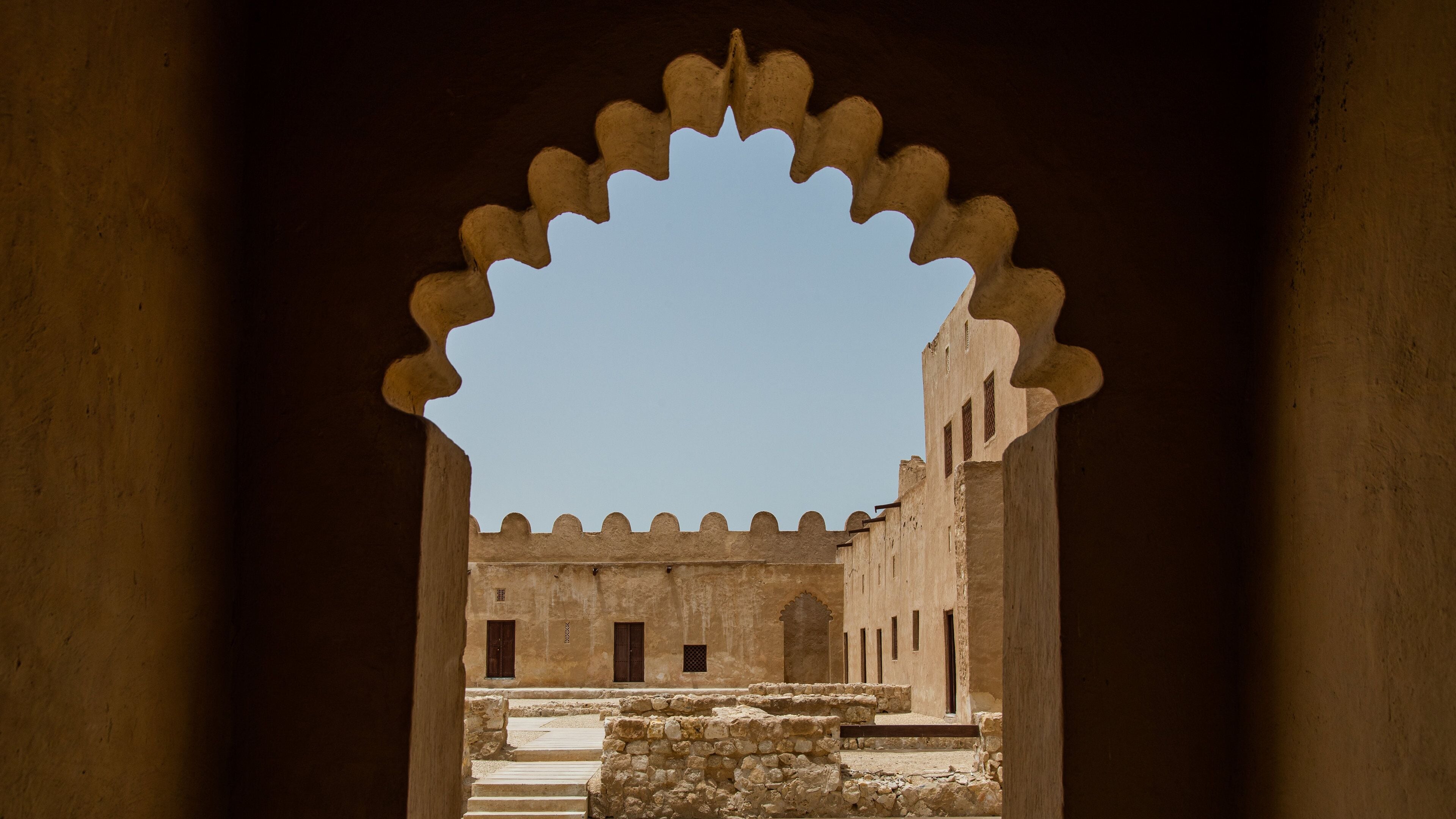 Riffa Fort featuring heritage architecture and heritage elements