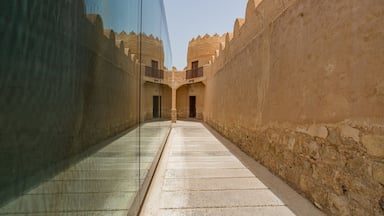 Riffa Fort which includes heritage elements and heritage architecture
