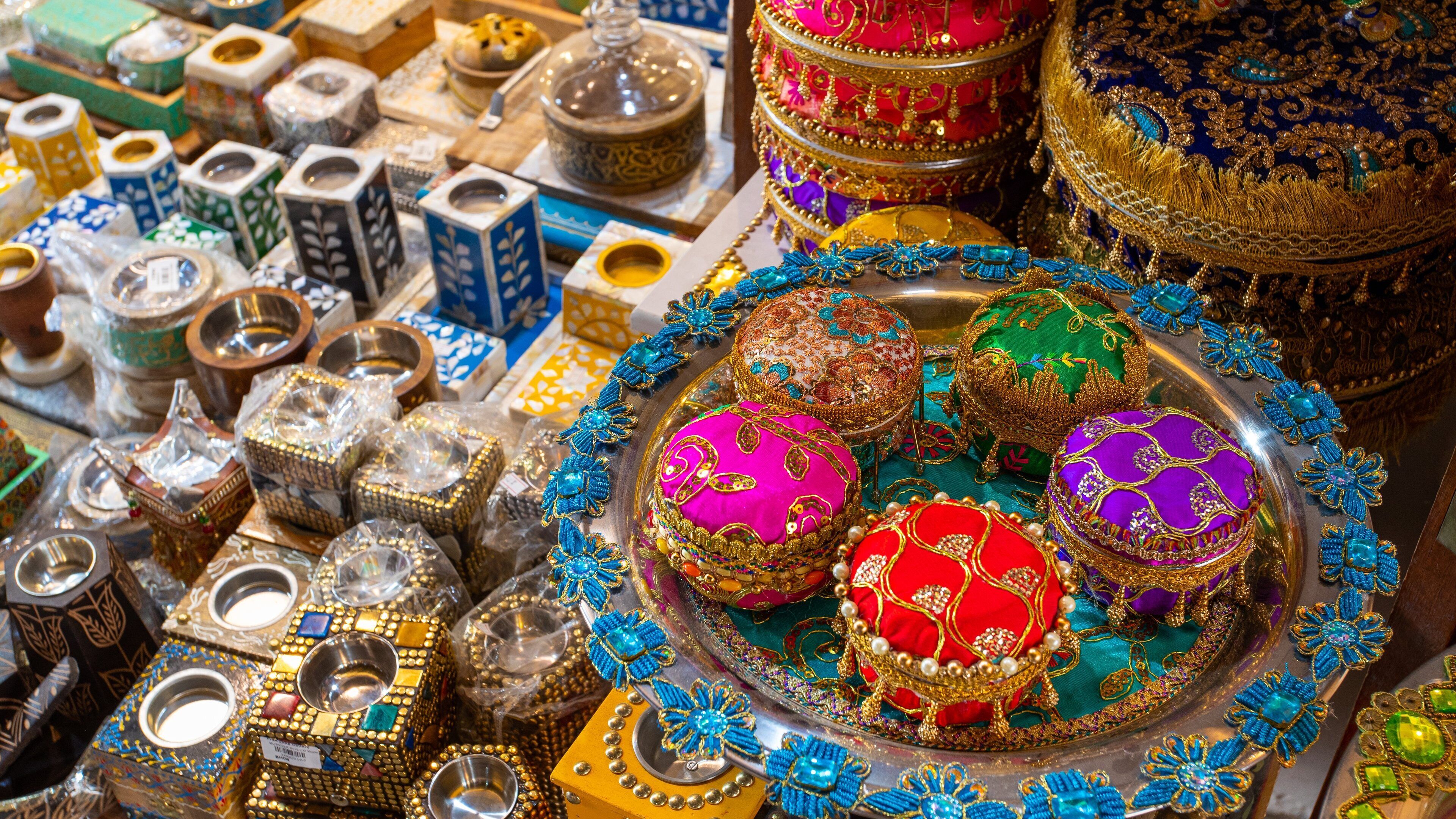 Bab Al Bahrain which includes markets