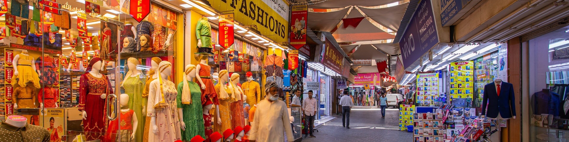 Bab Al Bahrain which includes street scenes and markets
