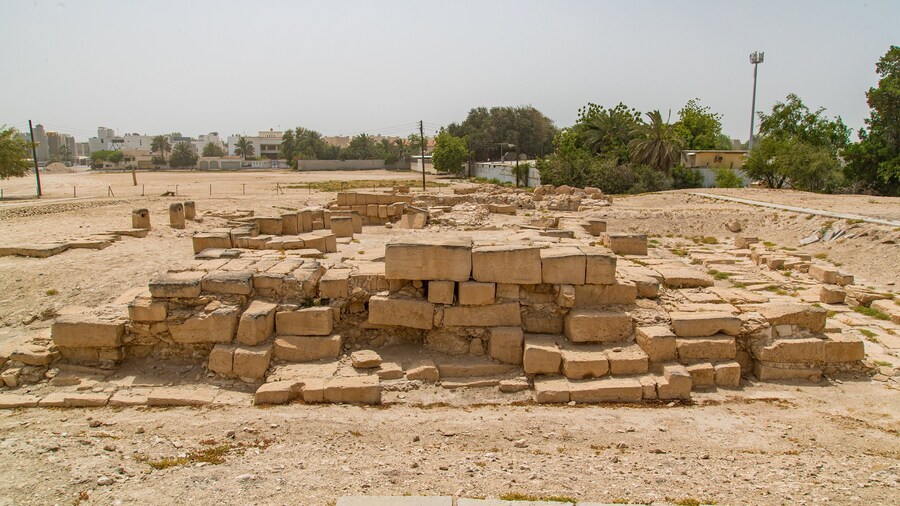 Barbar Temple which includes heritage elements and a ruin