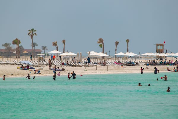 Al Jazaira Beach which includes a beach, general coastal views and swimming