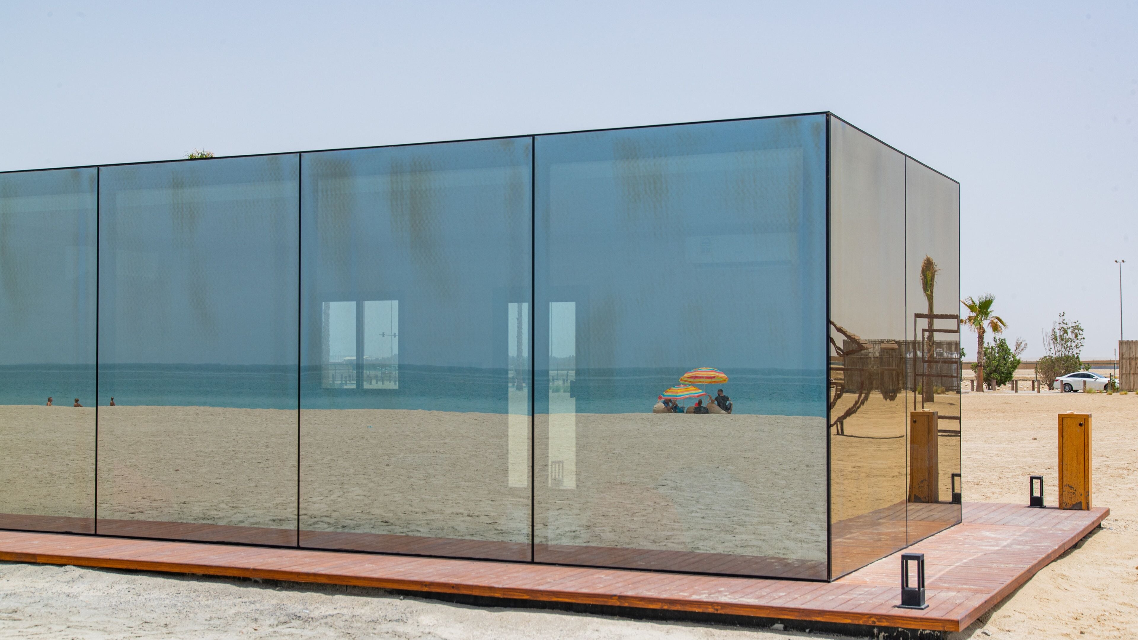 Al Jazaira Beach which includes a beach