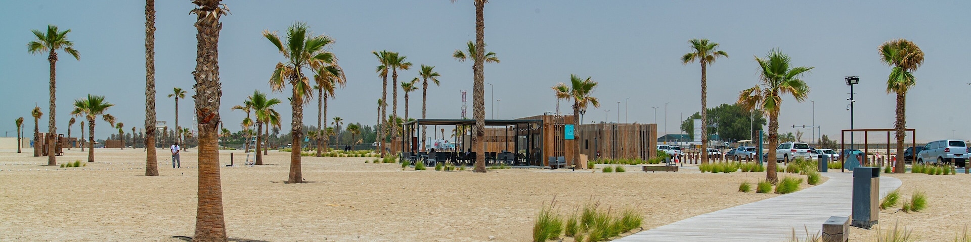 Al Jazaira Beach which includes a beach