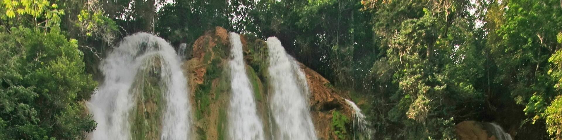 El Salto de Limon waterfall, Dominican Republic