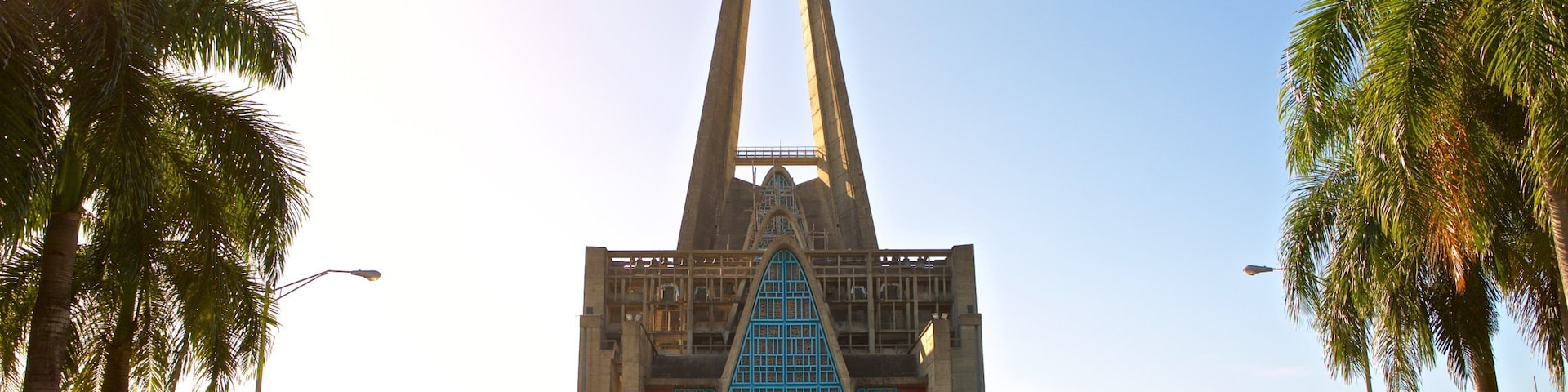 La Altagracia Cathedral which includes a church or cathedral, a sunset and a square or plaza