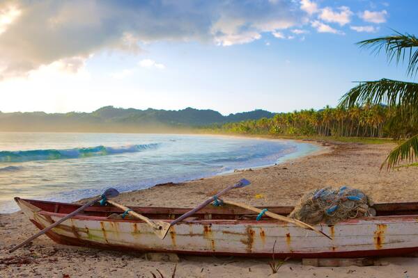 Rincon Beach featuring a beach