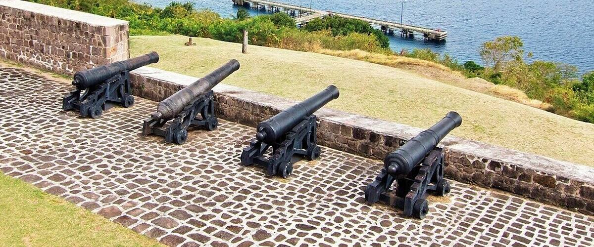 A recently restored battery demonstrates how Fort Shirley protected Prince Rupert Bay, the best anchorage on Dominica. The bay itself has a long history. In 1493 one of Columbus' ships entered the bay, and by 1535 the Spanish made it station along their official treasure ship route.
Check out the map to see how the fort sits on a volcanic headland, strategically overlooking the bay. Construction of the fort began in 1765 after France ceded Dominica to the British at the Treaty of Paris. The French won it back in 1778, only to cede it again five years later at the Treaty of Versailles. At it's height the fort housed over 600 men, but in 1854 it was finally abandoned as the British and French made up.
Today the fort is a public park open for all to visit. Pack and lunch and enjoy the view.