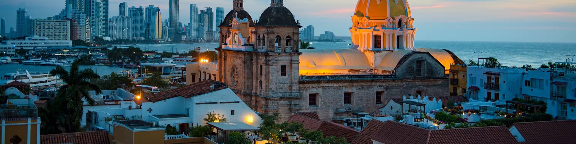 Cityscape, Cartagena de Indias, Colombia.
