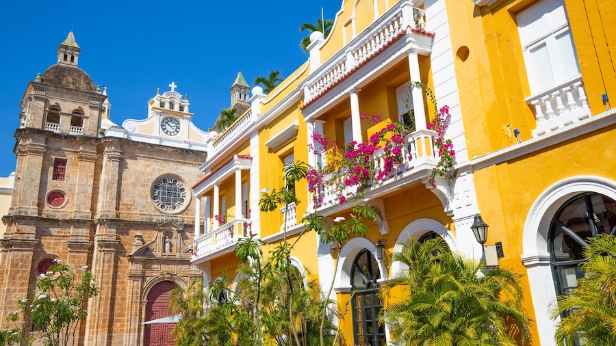 Famous colonial Cartagena Walled City