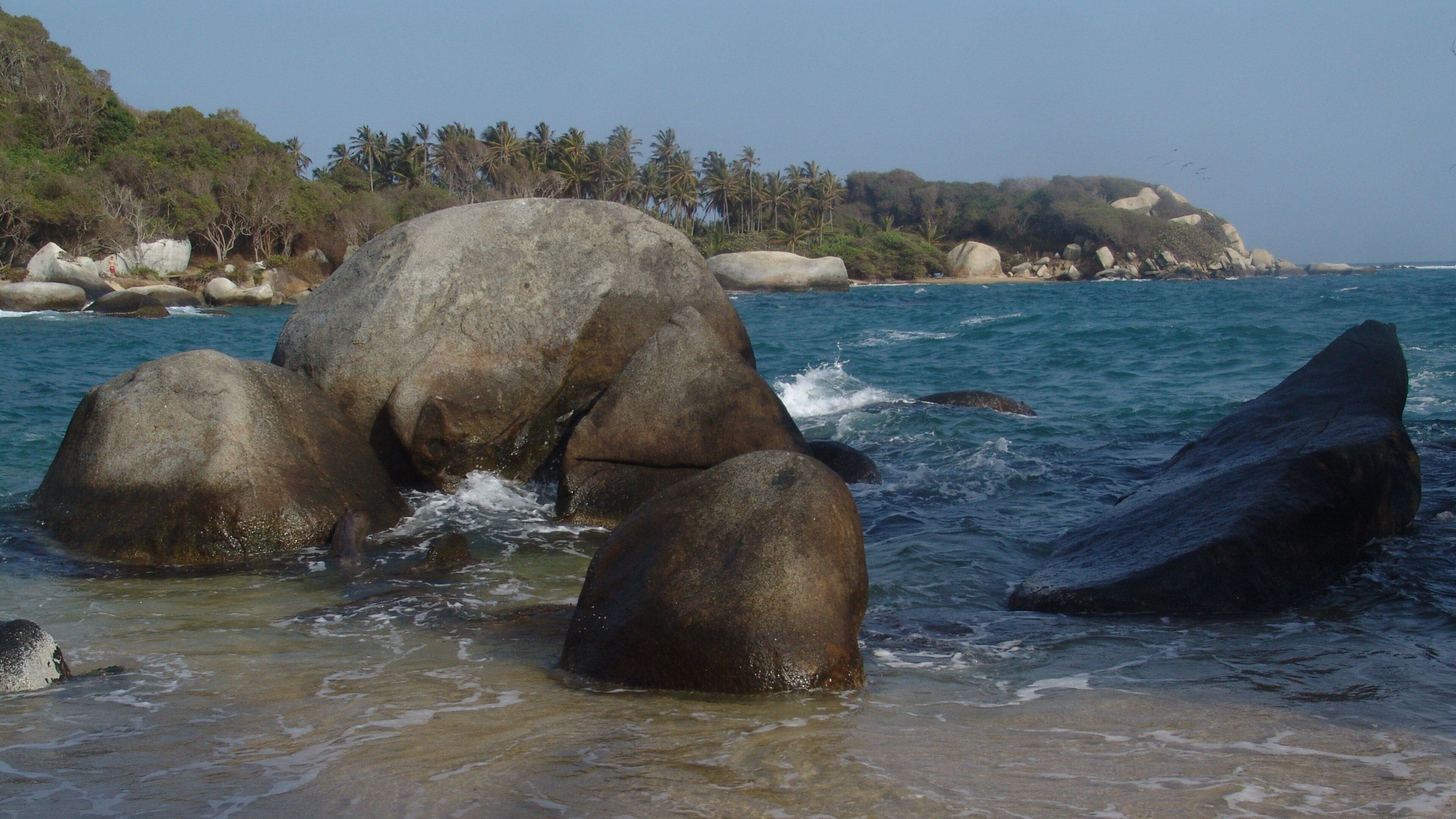 Tayrona National Natural Park featuring general coastal views and rugged coastline