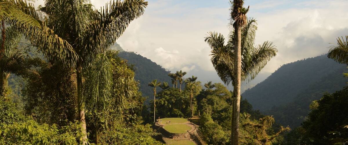 Hiking to Ciudad Perdida (The Lost City) in the jungle and mountains of Colombias Sierra Nevada de Santa Marta
