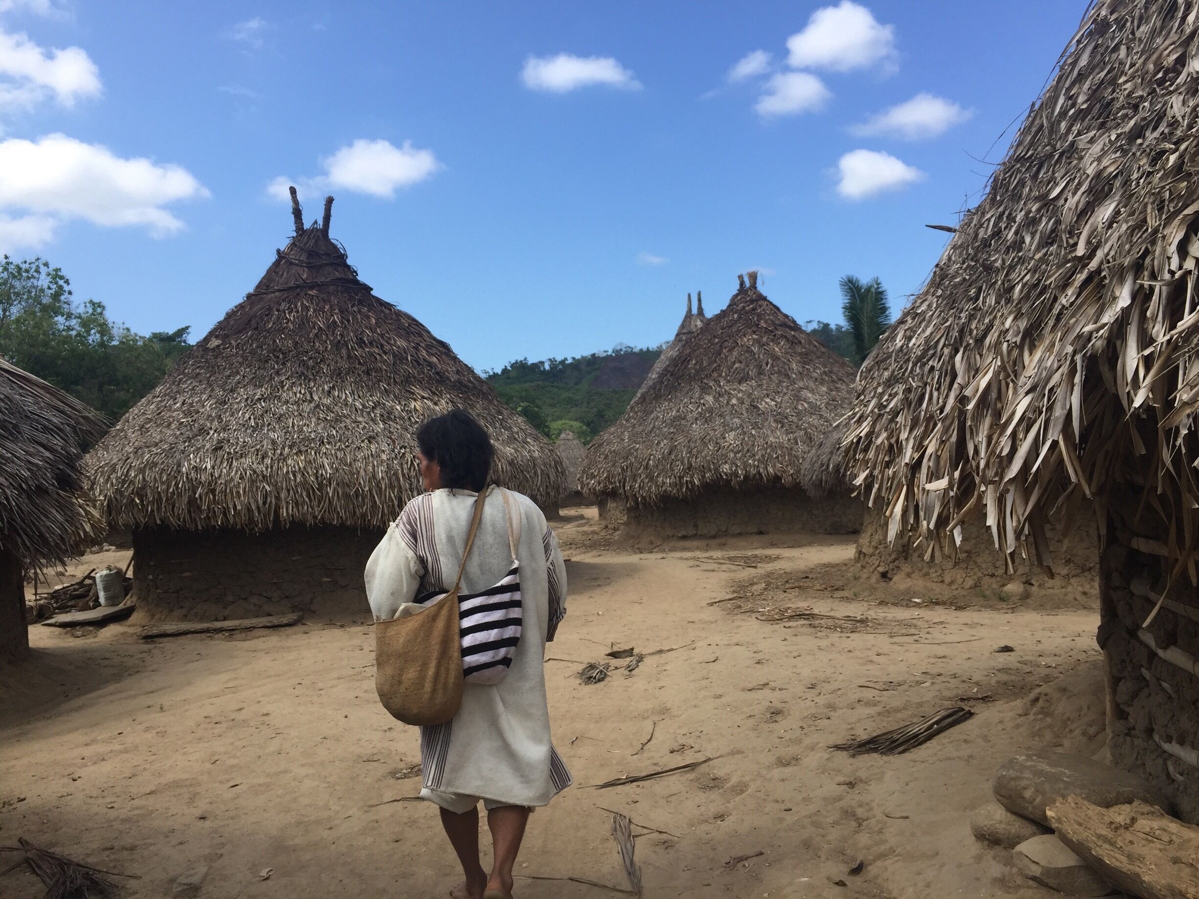 #takeAHike through a Kogui village