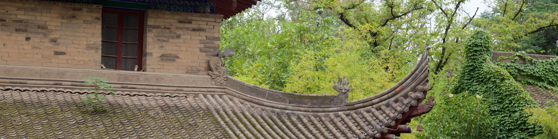 Giant Wild Goose Pagoda which includes a temple or place of worship and heritage architecture